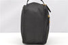 Authentic FENDI Vintage Vanity Hand Bag Purse Nylon Leather Black Junk 0334G