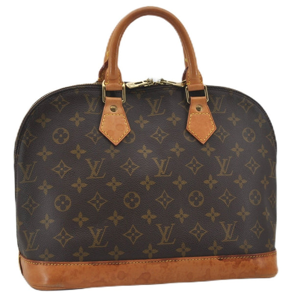 Authentic Louis Vuitton Monogram Alma Hand Bag Purse M51130 LV 0335F