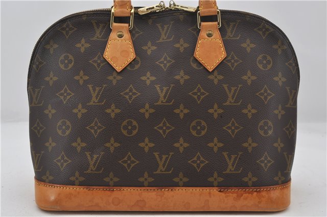 Authentic Louis Vuitton Monogram Alma Hand Bag Purse M51130 LV 0335F