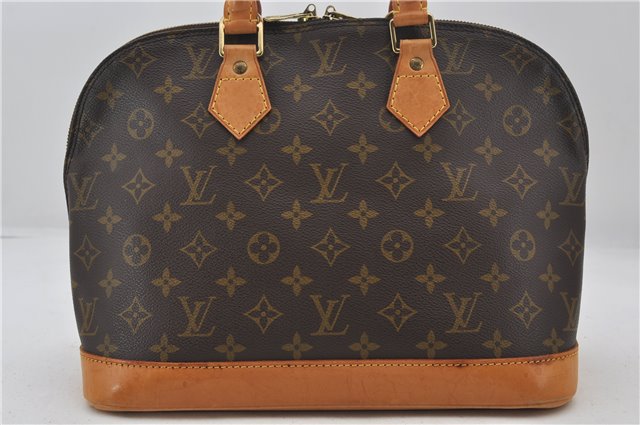 Authentic Louis Vuitton Monogram Alma Hand Bag Purse M51130 LV 0335F