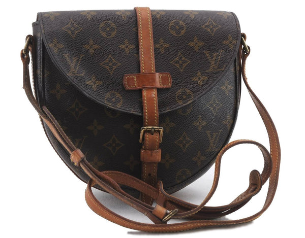 Auth Louis Vuitton Monogram Chantilly MM Shoulder Cross Body Bag M51233 LV 0336D