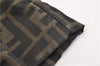 Authentic FENDI Zucca Vintage Shoulder Hand Tote Bag Nylon Leather Brown 0336G