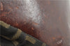 Authentic FENDI Zucca Vintage Shoulder Hand Tote Bag Nylon Leather Brown 0336G
