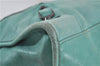 Authentic BALENCIAGA Parttime Classic 2Way Hand Bag Leather 168028 Blue 0337F