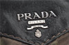 Authentic PRADA Nylon Tessuto Leather Studs 2Way Shoulder Tote Bag Green 0337G