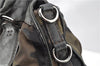 Authentic PRADA Nylon Tessuto Leather Studs 2Way Shoulder Tote Bag Green 0337G