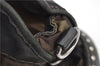 Authentic PRADA Nylon Tessuto Leather Studs 2Way Shoulder Tote Bag Green 0337G