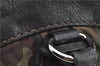 Authentic PRADA Nylon Tessuto Leather Studs 2Way Shoulder Tote Bag Green 0337G