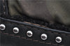 Authentic PRADA Nylon Tessuto Leather Studs 2Way Shoulder Tote Bag Green 0337G