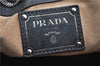 Authentic PRADA Nylon Tessuto Leather Studs 2Way Shoulder Tote Bag Green 0337G