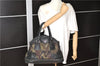 Authentic PRADA Nylon Tessuto Leather Studs 2Way Shoulder Tote Bag Green 0337G