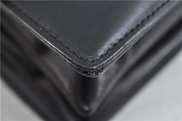 Auth Louis Vuitton Opera Delphes 2Way Shoulder Bag Leather Black M63932 LV 0339D