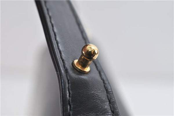 Auth Louis Vuitton Opera Delphes 2Way Shoulder Bag Leather Black M63932 LV 0339D