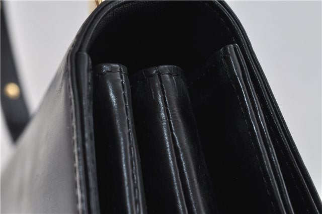 Auth Louis Vuitton Opera Delphes 2Way Shoulder Bag Leather Black M63932 LV 0339D