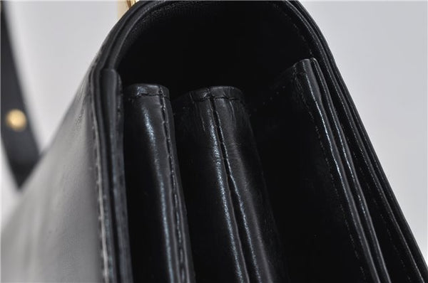 Auth Louis Vuitton Opera Delphes 2Way Shoulder Bag Leather Black M63932 LV 0339D