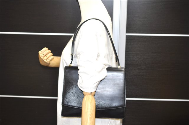 Auth Louis Vuitton Opera Delphes 2Way Shoulder Bag Leather Black M63932 LV 0339D