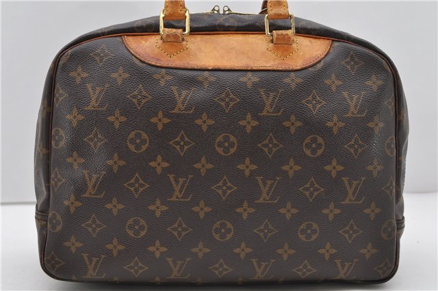 Authentic Louis Vuitton Monogram Deauville Hand Bag M47270 LV 0340D