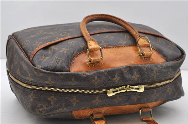 Authentic Louis Vuitton Monogram Deauville Hand Bag M47270 LV 0340D