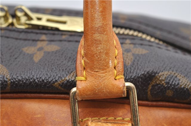 Authentic Louis Vuitton Monogram Deauville Hand Bag M47270 LV 0340D