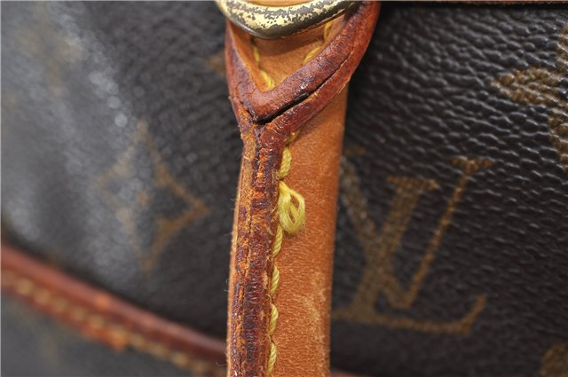 Authentic Louis Vuitton Monogram Deauville Hand Bag M47270 LV 0340D