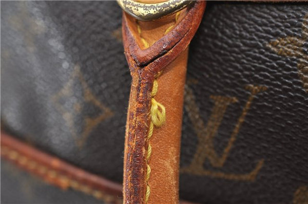 Authentic Louis Vuitton Monogram Deauville Hand Bag M47270 LV 0340D