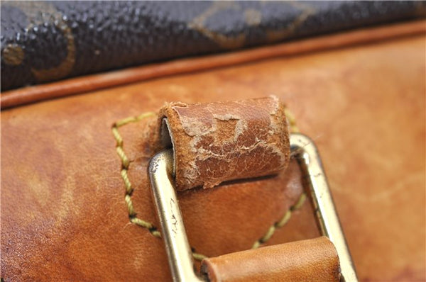 Authentic Louis Vuitton Monogram Deauville Hand Bag M47270 LV 0340D