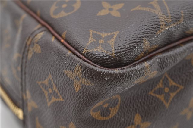 Authentic Louis Vuitton Monogram Deauville Hand Bag M47270 LV 0340D