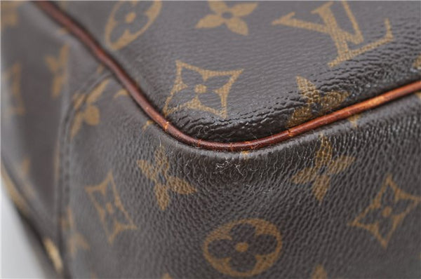 Authentic Louis Vuitton Monogram Deauville Hand Bag M47270 LV 0340D
