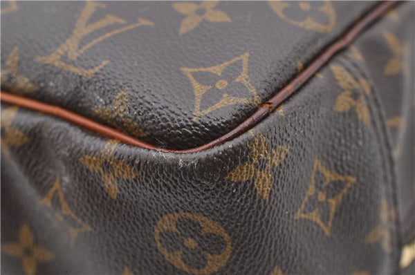 Authentic Louis Vuitton Monogram Deauville Hand Bag M47270 LV 0340D