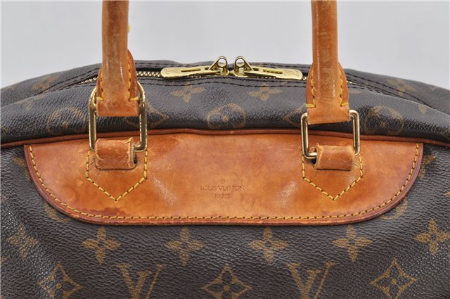 Authentic Louis Vuitton Monogram Deauville Hand Bag M47270 LV 0340D