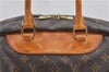 Authentic Louis Vuitton Monogram Deauville Hand Bag M47270 LV 0340D