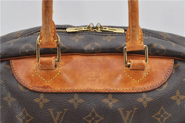 Authentic Louis Vuitton Monogram Deauville Hand Bag M47270 LV 0340D