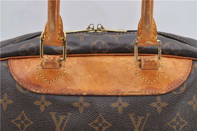 Authentic Louis Vuitton Monogram Deauville Hand Bag M47270 LV 0340D