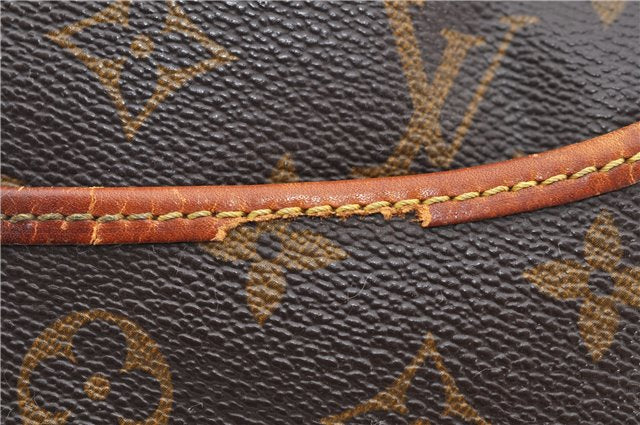 Authentic Louis Vuitton Monogram Deauville Hand Bag M47270 LV 0340D