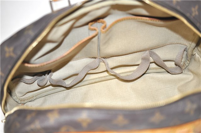 Authentic Louis Vuitton Monogram Deauville Hand Bag M47270 LV 0340D