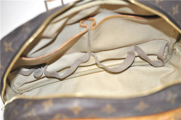 Authentic Louis Vuitton Monogram Deauville Hand Bag M47270 LV 0340D