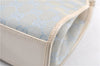 Authentic GUCCI Jackie Shoulder Hand Bag GG Canvas Leather Light Blue 0340G