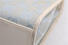 Authentic GUCCI Jackie Shoulder Hand Bag GG Canvas Leather Light Blue 0340G