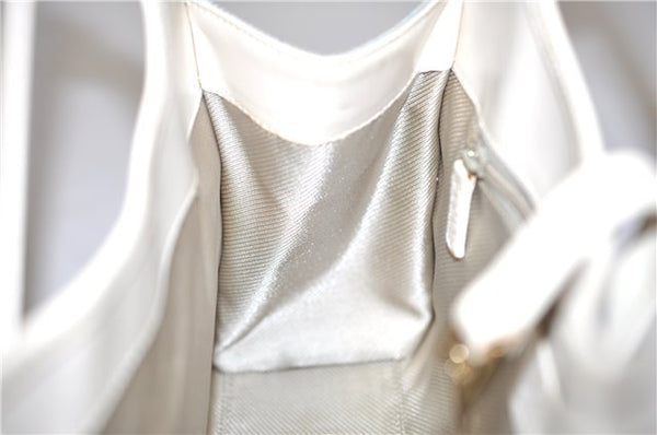 Authentic GUCCI Jackie Shoulder Hand Bag GG Canvas Leather Light Blue 0340G