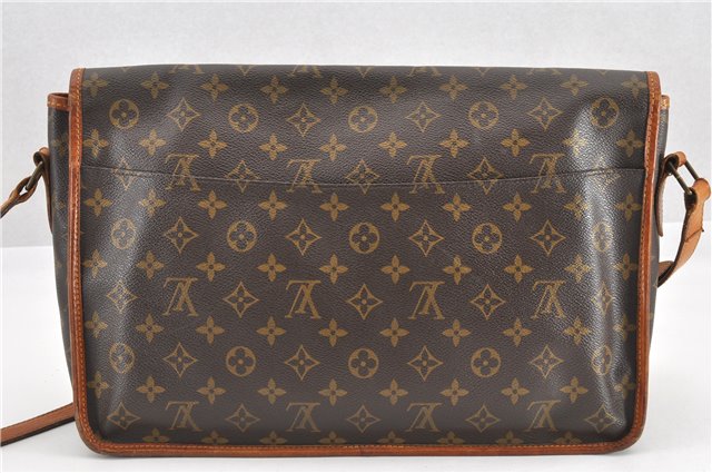 Authentic Louis Vuitton Monogram Gibeciere GM Shoulder Cross Bag M42246 LV 0343G
