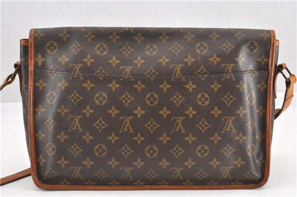 Authentic Louis Vuitton Monogram Gibeciere GM Shoulder Cross Bag M42246 LV 0343G