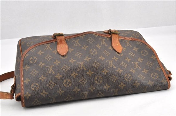 Authentic Louis Vuitton Monogram Gibeciere GM Shoulder Cross Bag M42246 LV 0343G