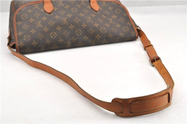 Authentic Louis Vuitton Monogram Gibeciere GM Shoulder Cross Bag M42246 LV 0343G
