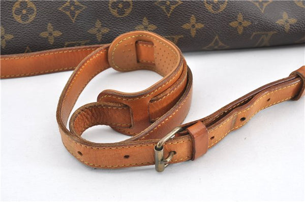 Authentic Louis Vuitton Monogram Gibeciere GM Shoulder Cross Bag M42246 LV 0343G