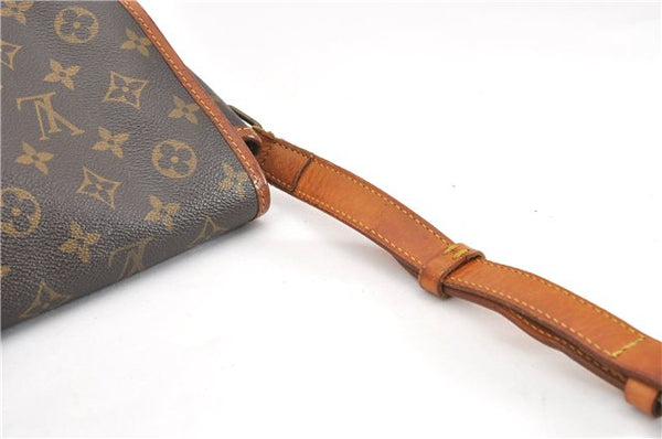 Authentic Louis Vuitton Monogram Gibeciere GM Shoulder Cross Bag M42246 LV 0343G