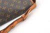 Authentic Louis Vuitton Monogram Gibeciere GM Shoulder Cross Bag M42246 LV 0343G