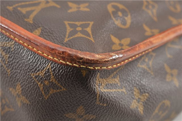 Authentic Louis Vuitton Monogram Gibeciere GM Shoulder Cross Bag M42246 LV 0343G