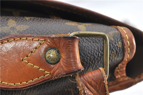 Authentic Louis Vuitton Monogram Gibeciere GM Shoulder Cross Bag M42246 LV 0343G