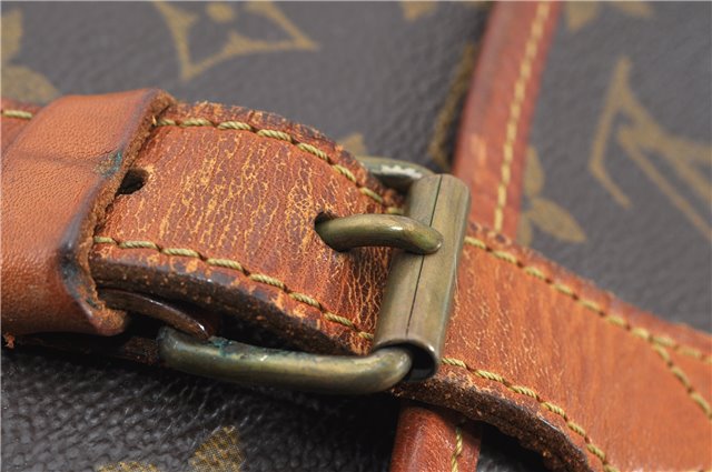 Authentic Louis Vuitton Monogram Gibeciere GM Shoulder Cross Bag M42246 LV 0343G