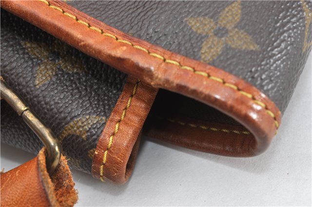 Authentic Louis Vuitton Monogram Gibeciere GM Shoulder Cross Bag M42246 LV 0343G